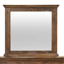  Elements International Olivia MBLV500MR Dresser Mirror - Brown IMAGE 1