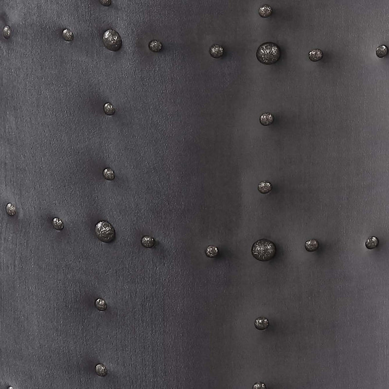  Elements International Allie UAL288001 Storage Ottoman - Slate IMAGE 5