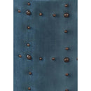  Elements International Allie UAL291001 Storage Ottoman - Marine Blue IMAGE 5