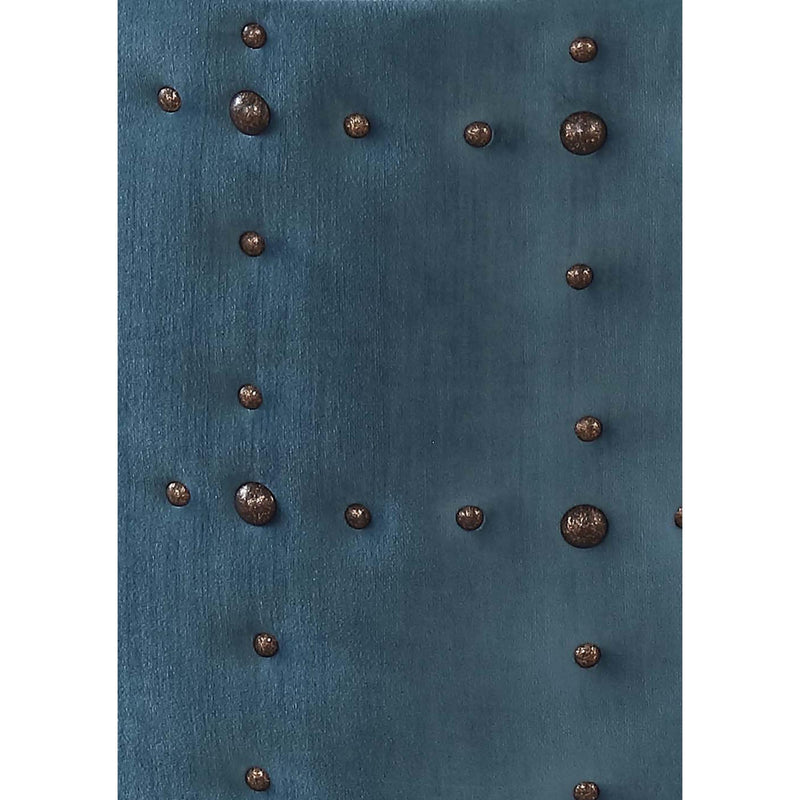  Elements International Allie UAL291001 Storage Ottoman - Marine Blue IMAGE 5