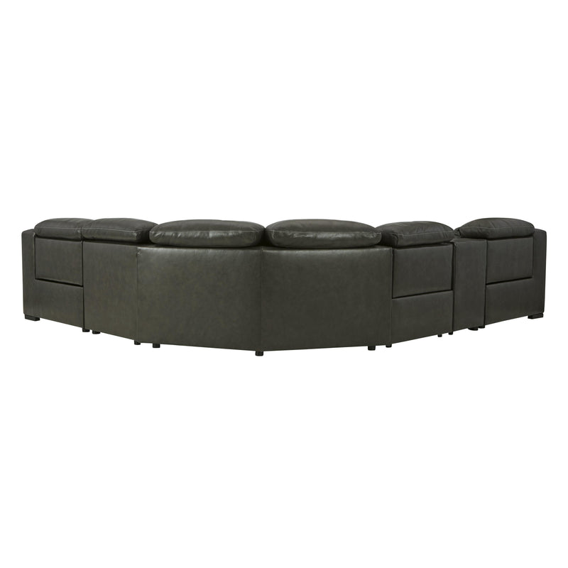  Signature Design by Ashley Center Line U63404S4 6 pc Power Reclining Sectional IMAGE 2