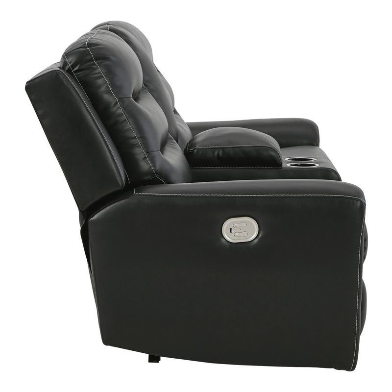 Signature Design by Ashley Warlin 6110518 Power Reclining Loveseat with Console and Adjustable Headrest IMAGE 4