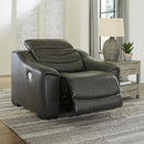 Signature Design by Ashley Center Line U6340413 Power Recliner with Adjustable Headrest IMAGE 5
