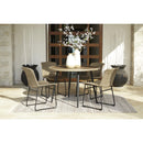  Signature Design by Ashley Amaris P369-615 Round Dining Table IMAGE 6