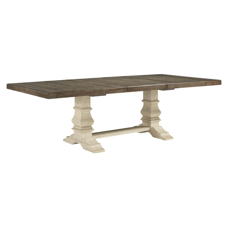  Signature Design by Ashley Bolanburg D647D17 Extension Dining Table IMAGE 1