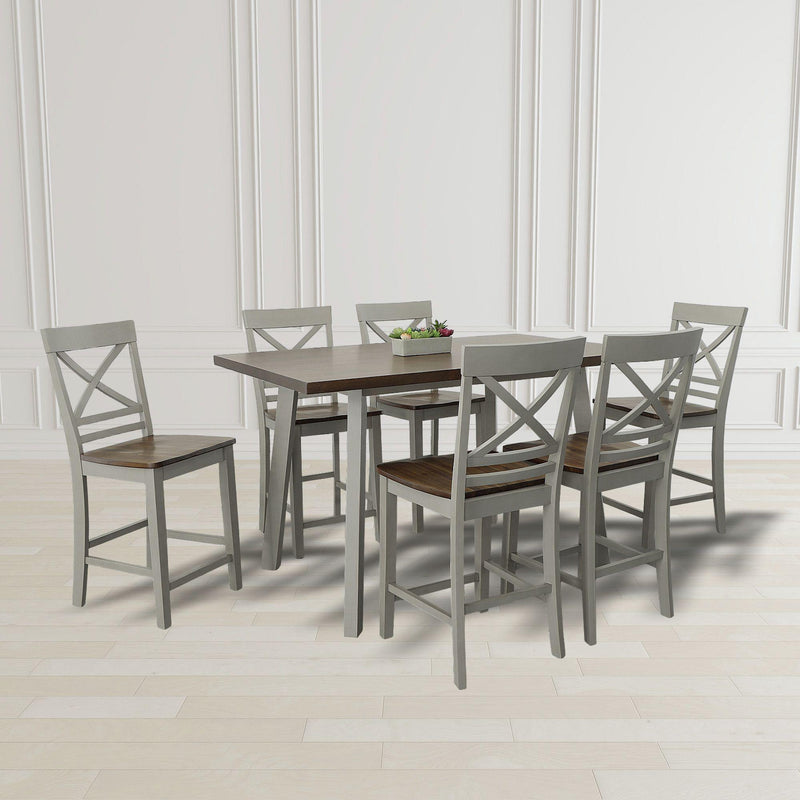  Elements International El Paso DEP4007CS 7 pc Counter Height Dinette IMAGE 1