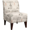  Elements International Scarlett Accent Slipper Chair IMAGE 1