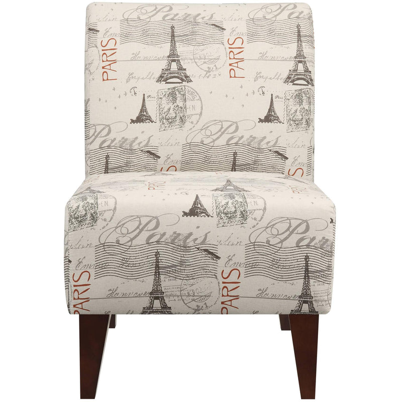  Elements International Scarlett Accent Slipper Chair IMAGE 2