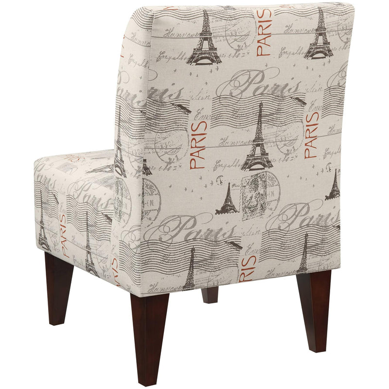  Elements International Scarlett Accent Slipper Chair IMAGE 3