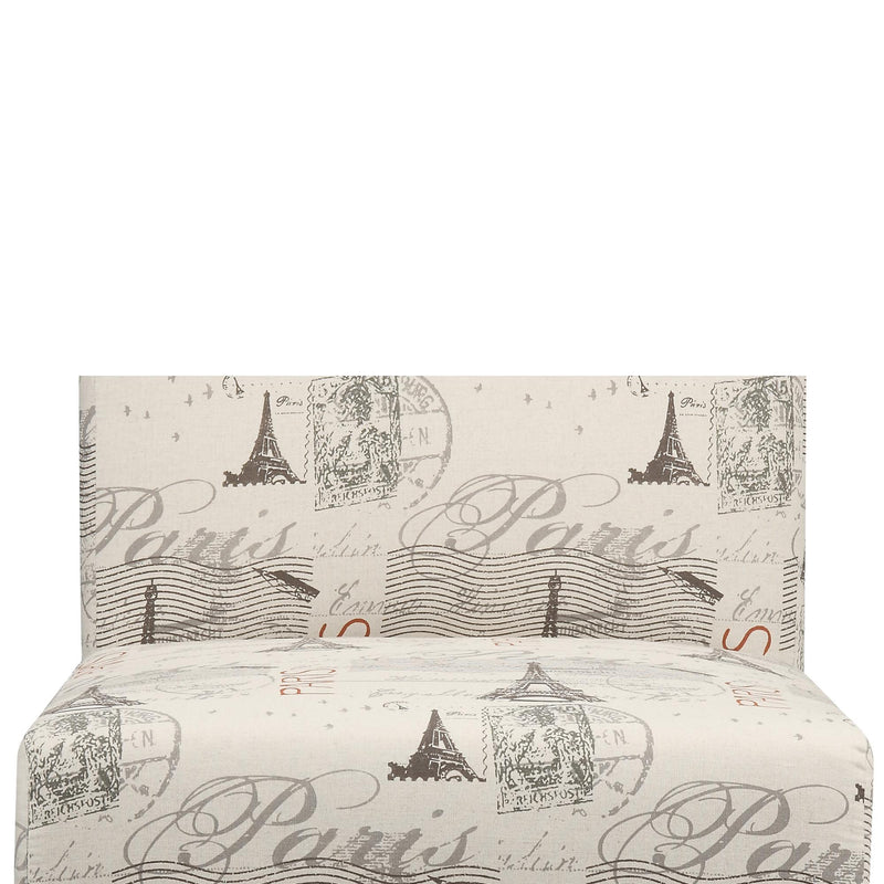  Elements International Scarlett Accent Slipper Chair IMAGE 4