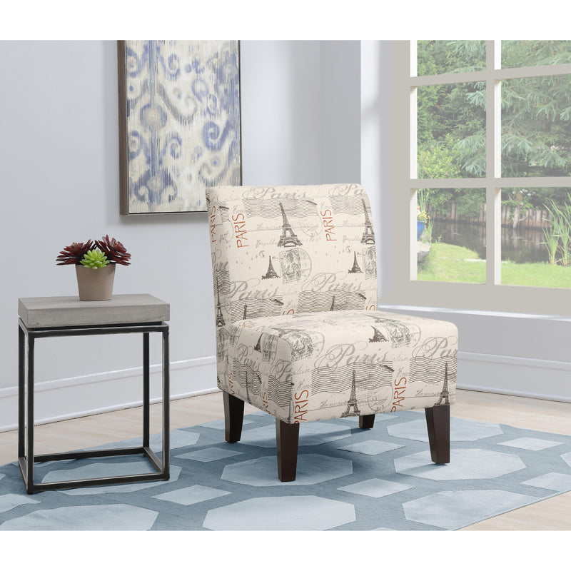  Elements International Scarlett Accent Slipper Chair IMAGE 6
