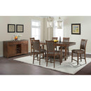  Elements International Prescott Counter Side Chair Set IMAGE 4