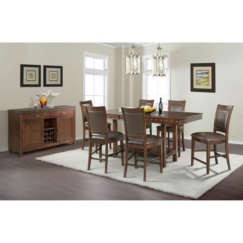  Elements International Prescott Counter Side Chair Set IMAGE 4