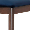  Elements International Robin Side Chair Set in Navy Blue IMAGE 3