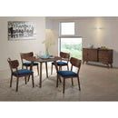  Elements International Robin Side Chair Set in Navy Blue IMAGE 4