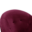  Elements International Trinity Accent Chair (gold stainless legs) IMAGE 4