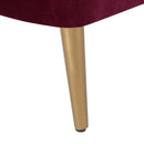  Elements International Trinity Accent Chair (gold stainless legs) IMAGE 5