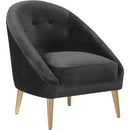  Elements International Trinity Accent Chair (gold stainless legs) IMAGE 1