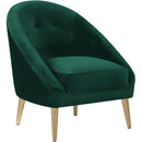  Elements International Trinity Accent Chair (gold stainless legs) IMAGE 1