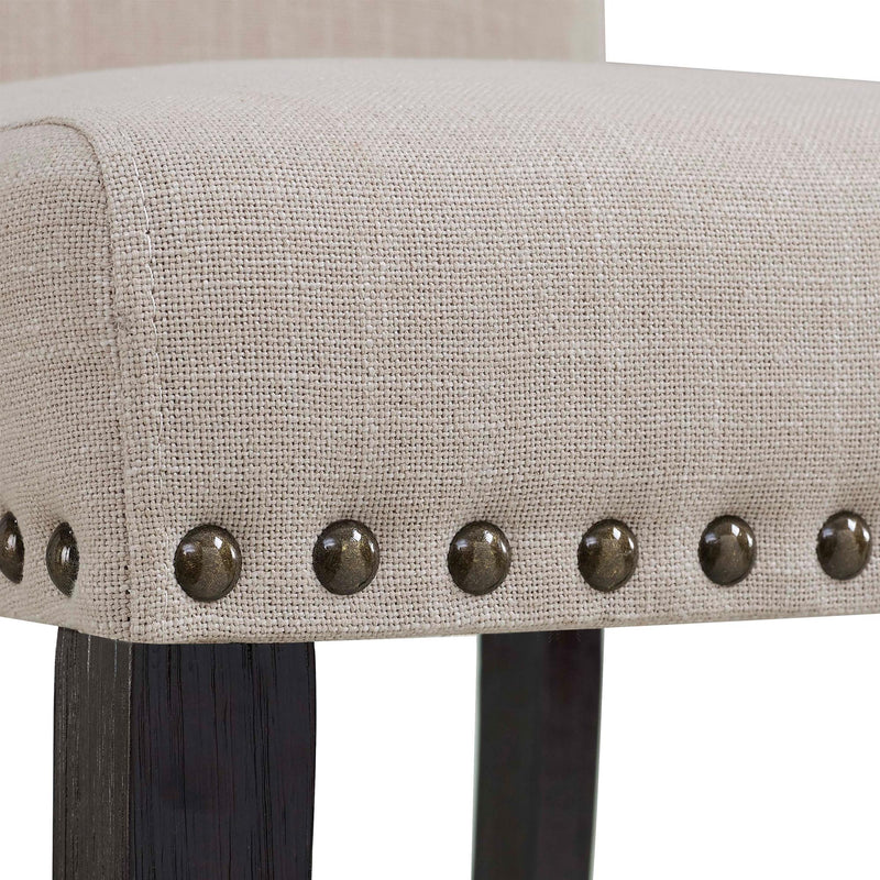  Elements International Greystone Upholstered Side Chair Set IMAGE 5