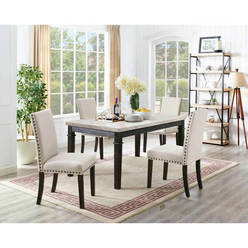  Elements International Greystone Upholstered Side Chair Set IMAGE 6