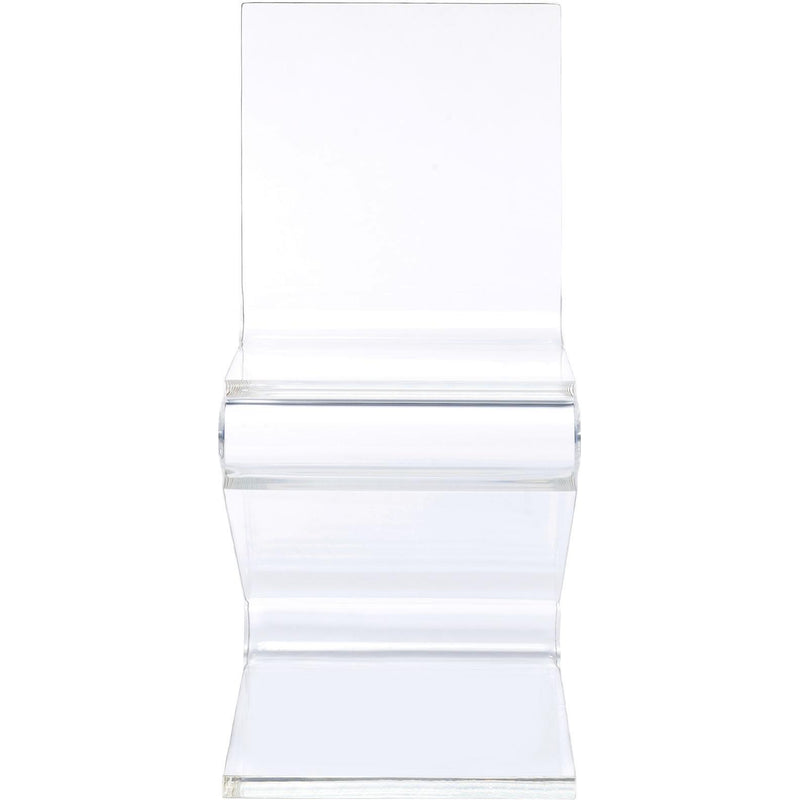  Elements International Iris Acrylic Z-Chair IMAGE 2