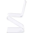  Elements International Iris Acrylic Z-Chair IMAGE 3