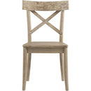  Elements International Callista X-Back Wooden Side Chair Set IMAGE 2
