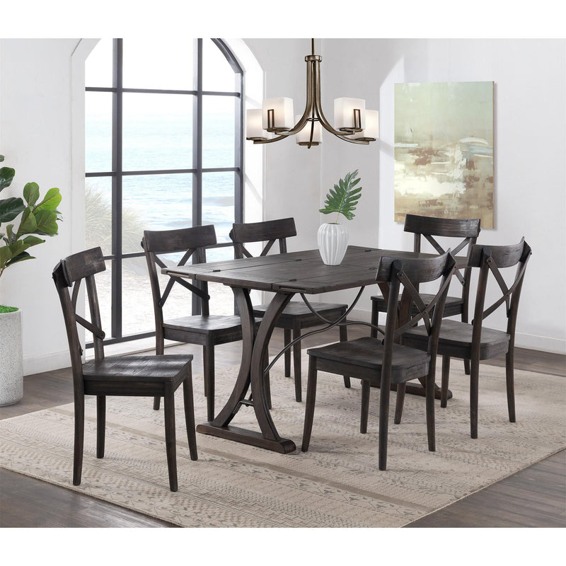  Elements International New Bedford Folding Top Dining Table IMAGE 12