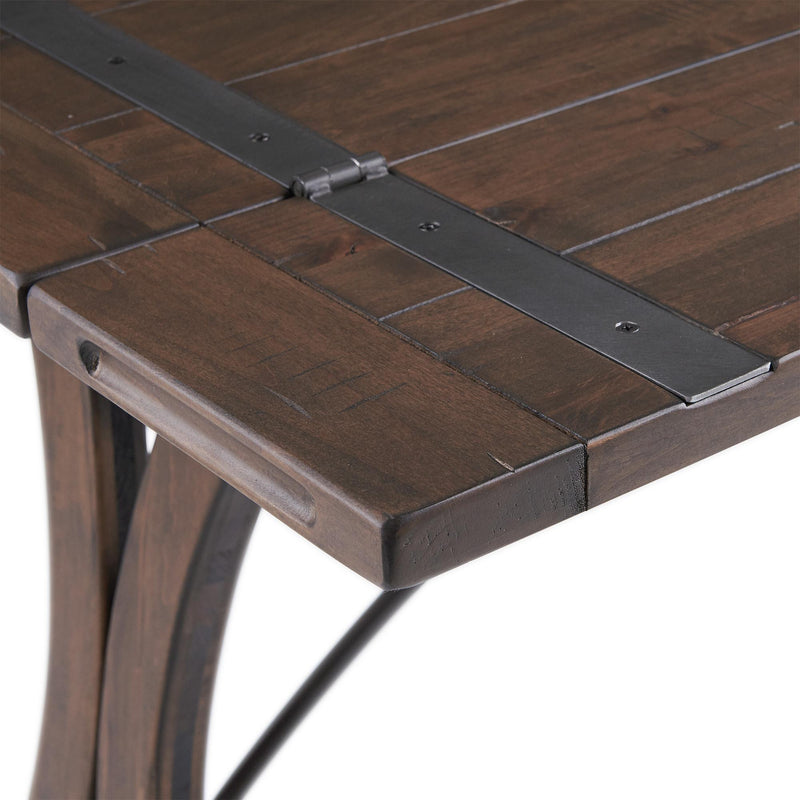  Elements International New Bedford Folding Top Dining Table IMAGE 7