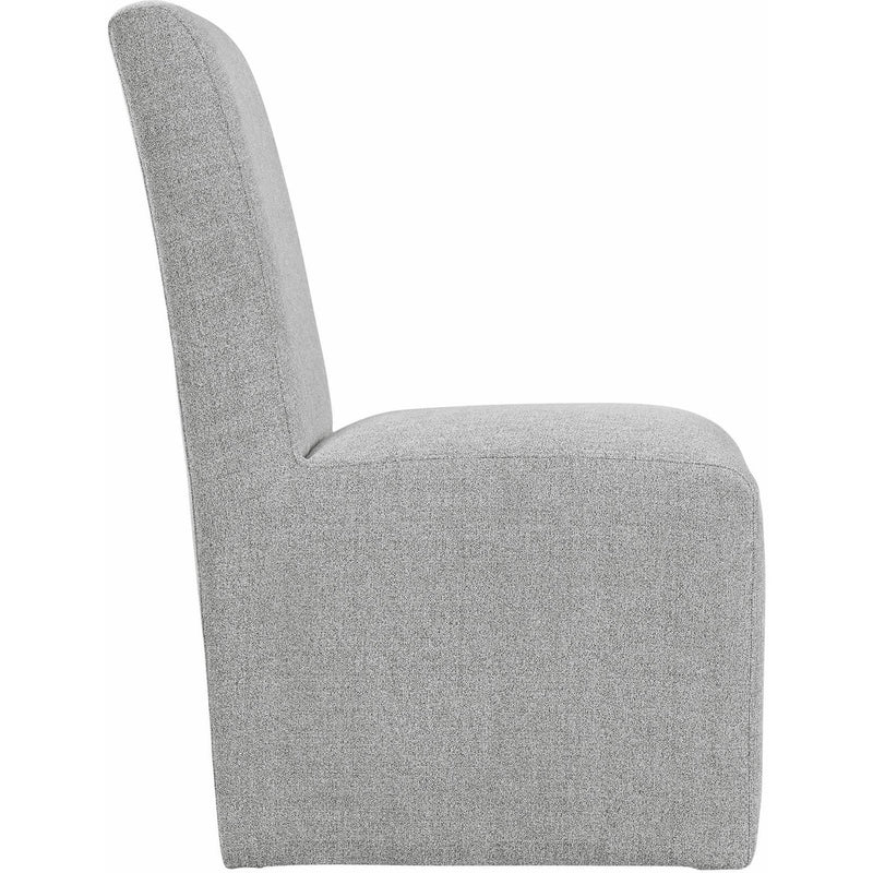  Elements International Nero Upholstered Side Chair Set IMAGE 3