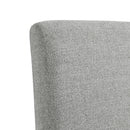  Elements International Nero Upholstered Side Chair Set IMAGE 4