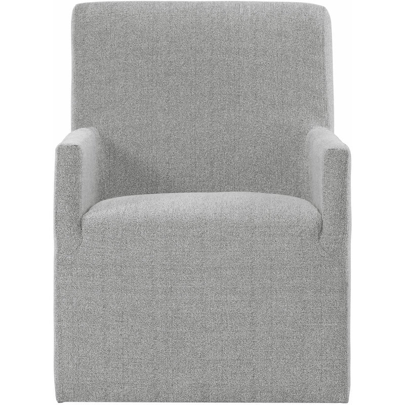  Elements International Nero Upholstered Arm Chair Set IMAGE 2