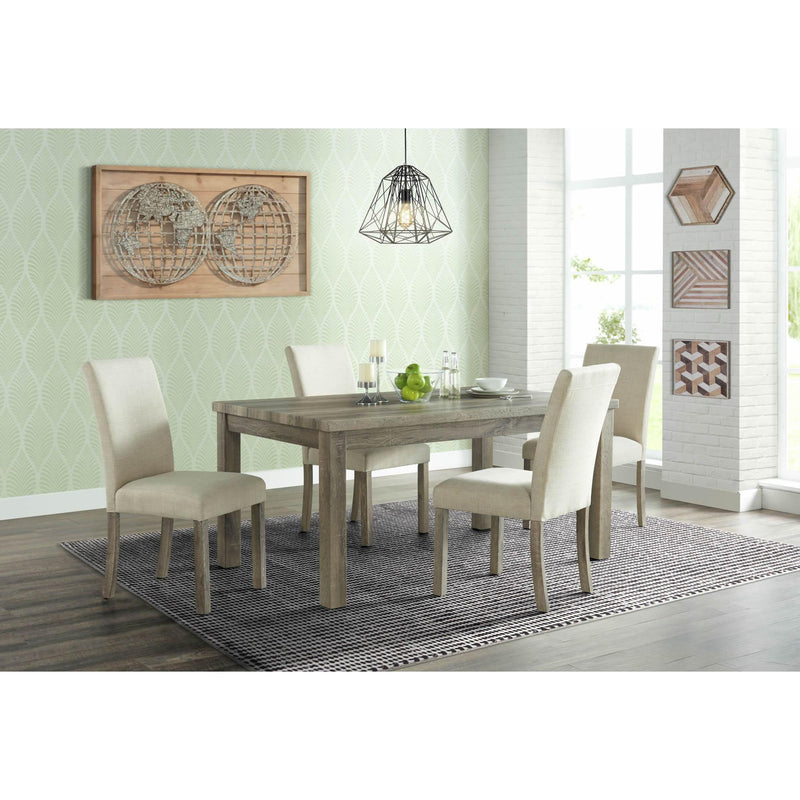  Elements International Oak Lawn Rectangular Dining Table IMAGE 6