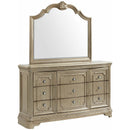  Elements International Vincenza 9-Drawer Dresser & Mirror Set in Bronze IMAGE 1