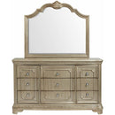  Elements International Vincenza 9-Drawer Dresser & Mirror Set in Bronze IMAGE 2