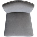  Elements International Tuscany Counter Height Side Chair Set in Charcoal IMAGE 5