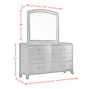  Elements International Delaney Dresser & Mirror Set IMAGE 3