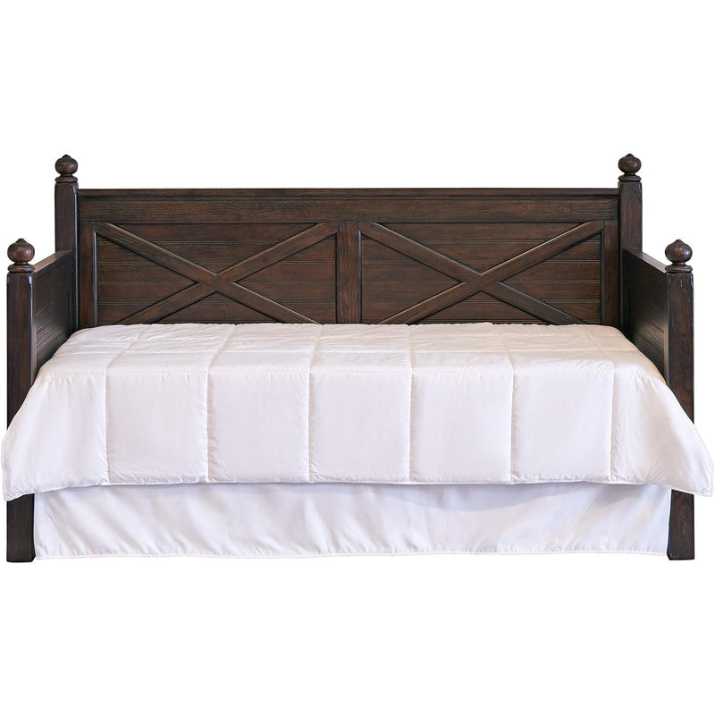  Elements International Sutherland Twin Daybed in Walnut IMAGE 2
