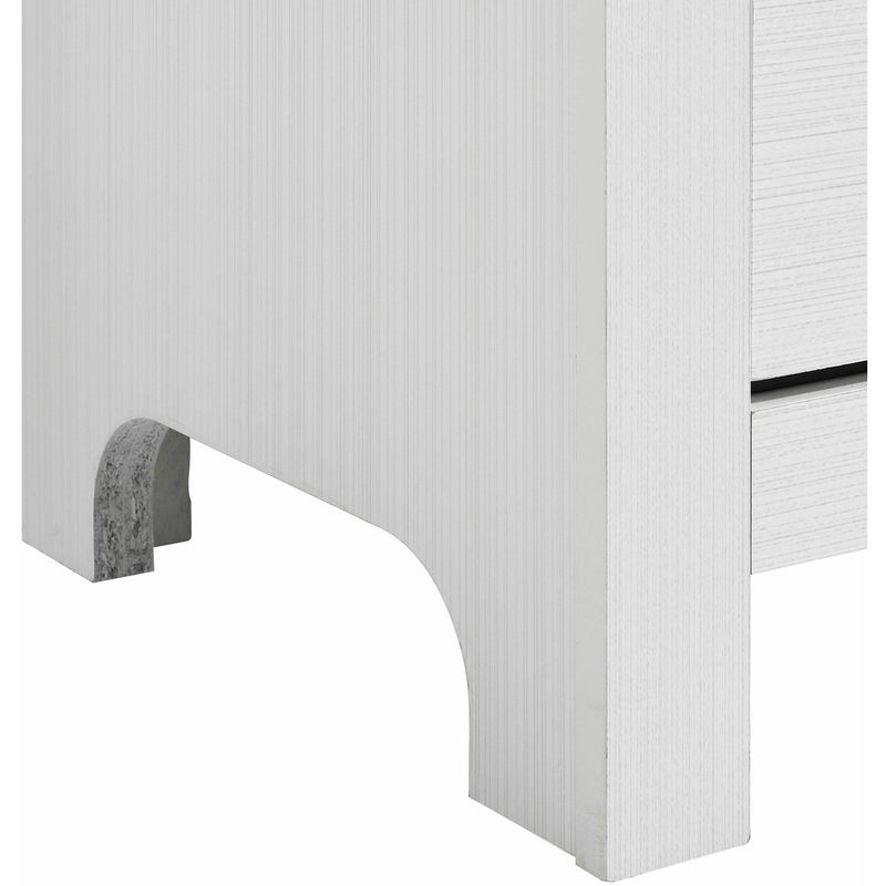  Elements International Catalina Nightstand in White IMAGE 4