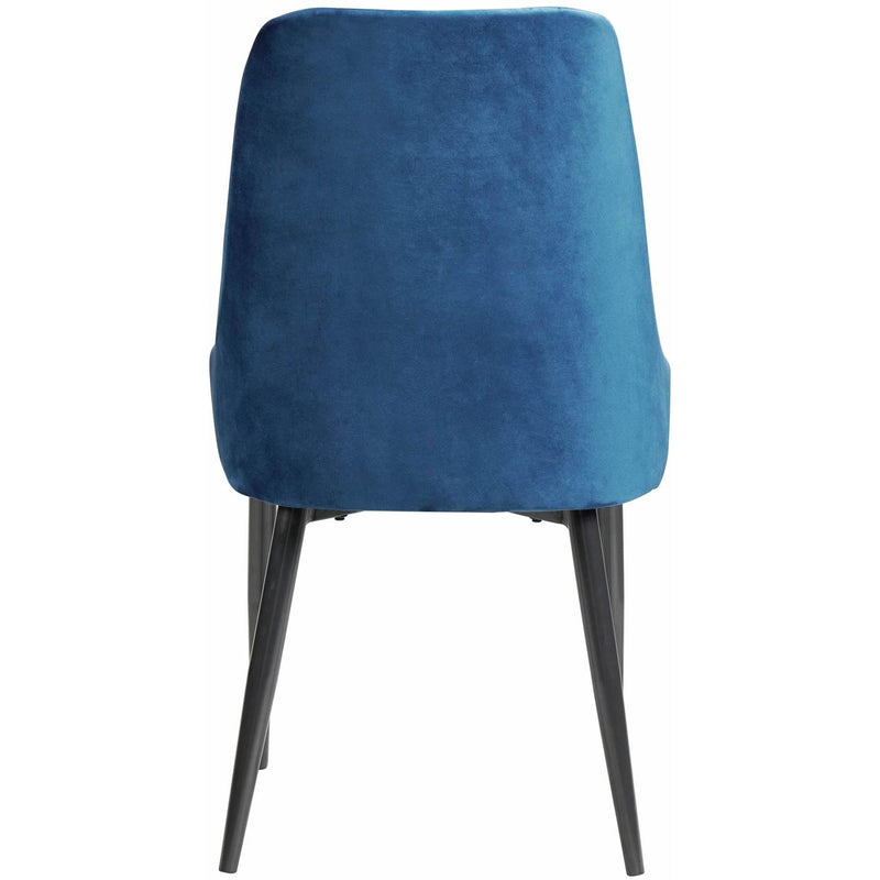  Elements International Celeste Dining Side Chair w/Blue Fabric IMAGE 4