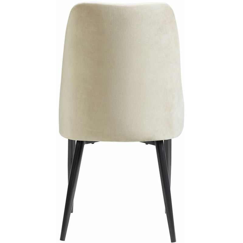  Elements International Celeste Dining Side Chair w/Cream Fabric IMAGE 4