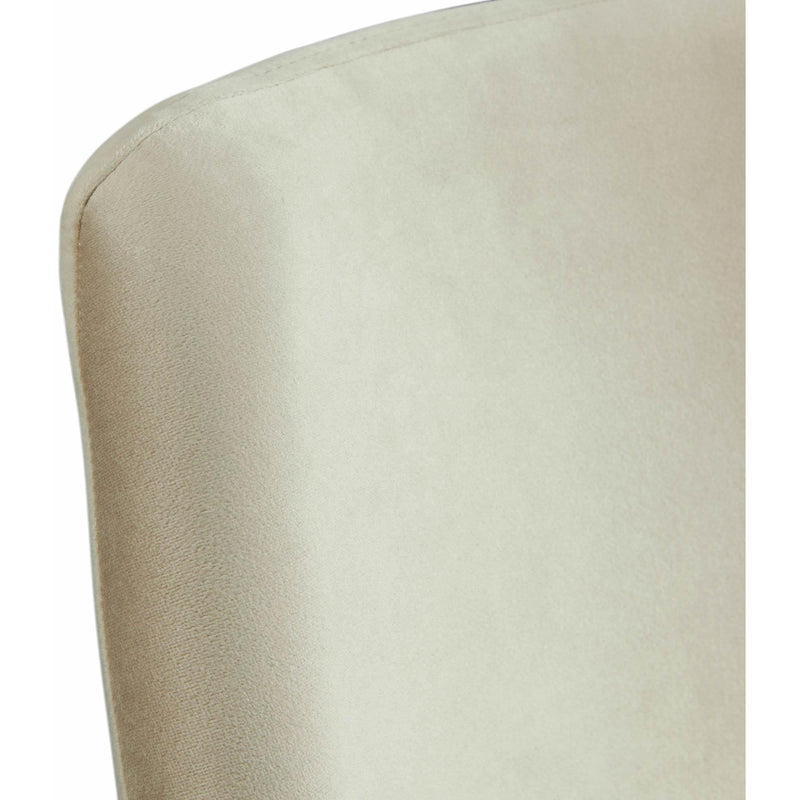  Elements International Celeste Dining Side Chair w/Cream Fabric IMAGE 5