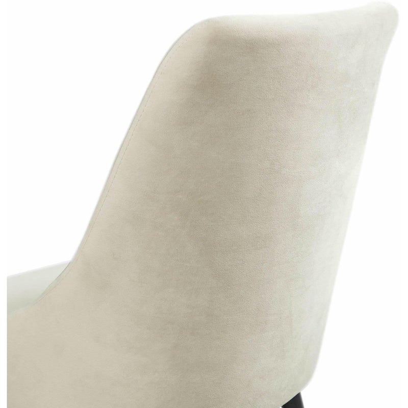  Elements International Celeste Dining Side Chair w/Cream Fabric IMAGE 6