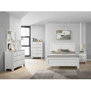  Elements International Catalina 5-Drawer Chest in White IMAGE 8