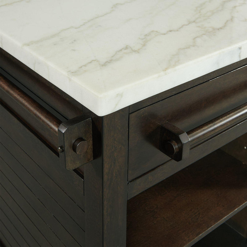  Elements International Verona Kitchen Island (EI4-08) IMAGE 4