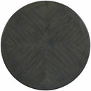  Elements International Amherst Counter Table w/Wood Leg Grey Finish IMAGE 3
