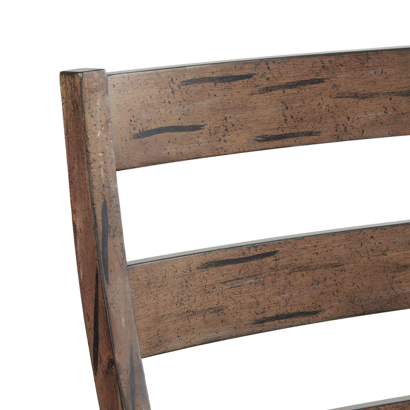  Elements International Gramercy Dining Horizontal Slat Back Side Chair IMAGE 4