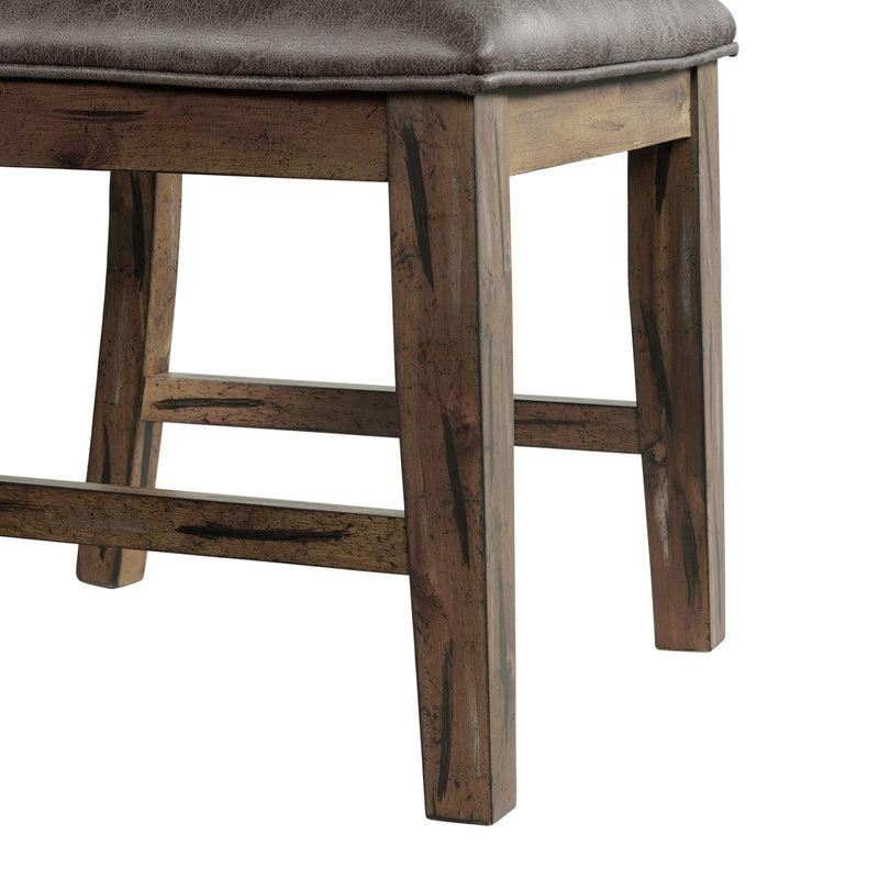  Elements International Gramercy Dining Horizontal Slat Back Side Chair IMAGE 5