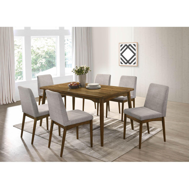  Elements International Ginger Dining Table Natural Finish IMAGE 7